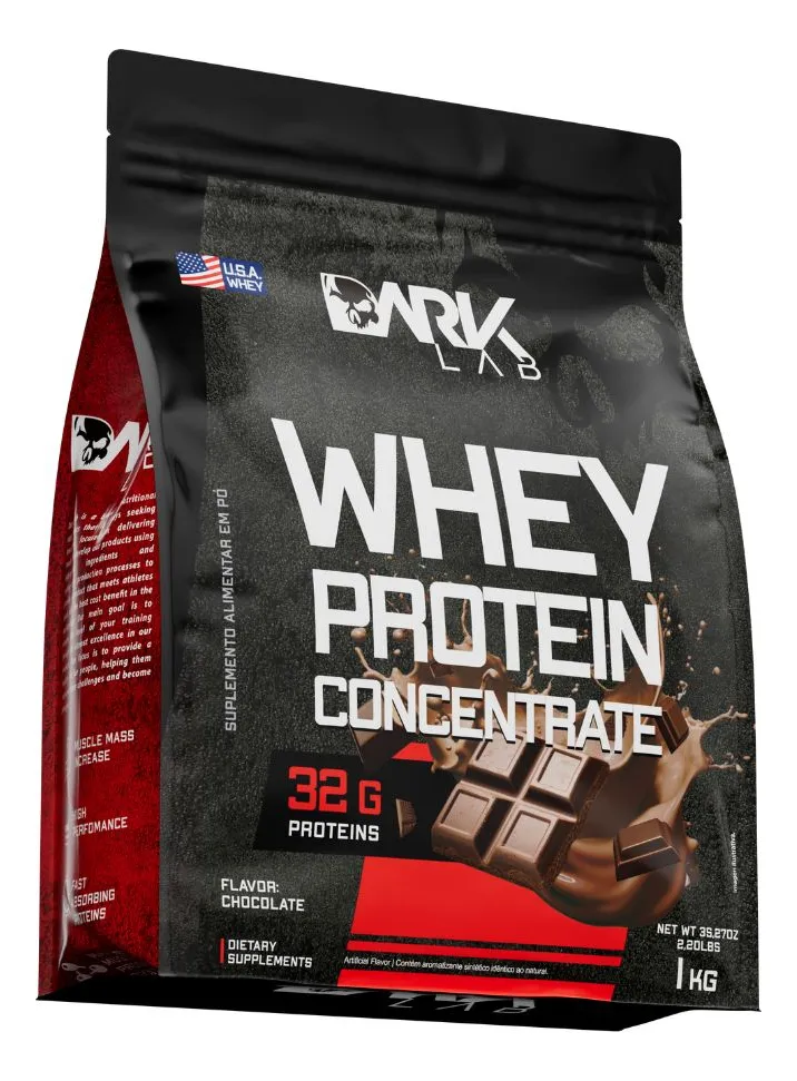 Whey Protein Concentrado 1kg Chocolate Dark